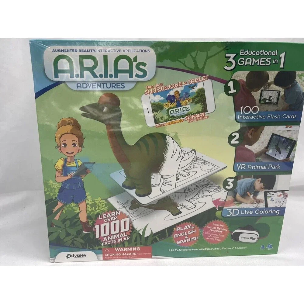 Odyssey ARIA's Adventures Educational Gaming System Virtual Reality Headset